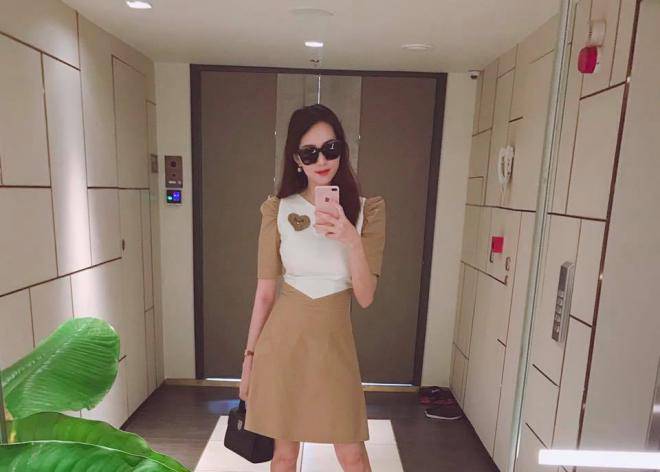 hh dang thu thao lan dau chia se hinh anh con gai va ten than mat o nha - 2