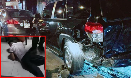 Tài xế xe BMW gây tai nạn liên hoàn, 'bơi' liên tục trong đồn công an