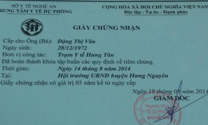 Bé 3 tháng uống cả lọ vắc xin: Y tá không đủ điều kiện tiêm chủng?