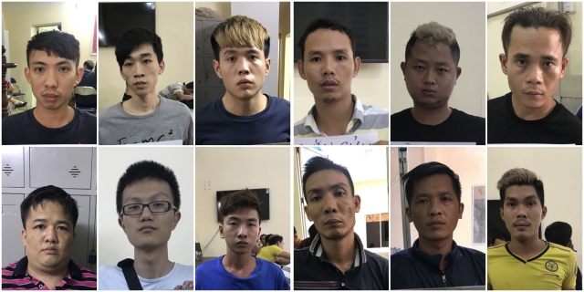 Triệt xoá đường dây lừa đảo qua điện thoại, bắt giữ 12 đối tượng