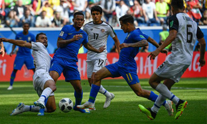 Brazil - Costa Rica: Dàn siêu sao chói sáng, bùng nổ phút bù giờ (World Cup 2018)