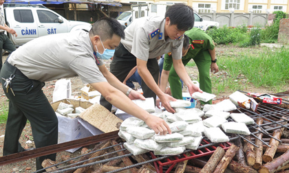Tiêu hủy 590 bánh heroin liên quan vụ tử tù vượt ngục