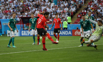 Đức - Hàn Quốc: Đòn đau phút bù giờ, ngỡ ngàng 'đại địa chấn' (World Cup 2018)