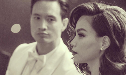 Khoảnh khắc 'tình bể bình': Kim Lý say sưa ngắm nhìn Hà Hồ trong sự kiện