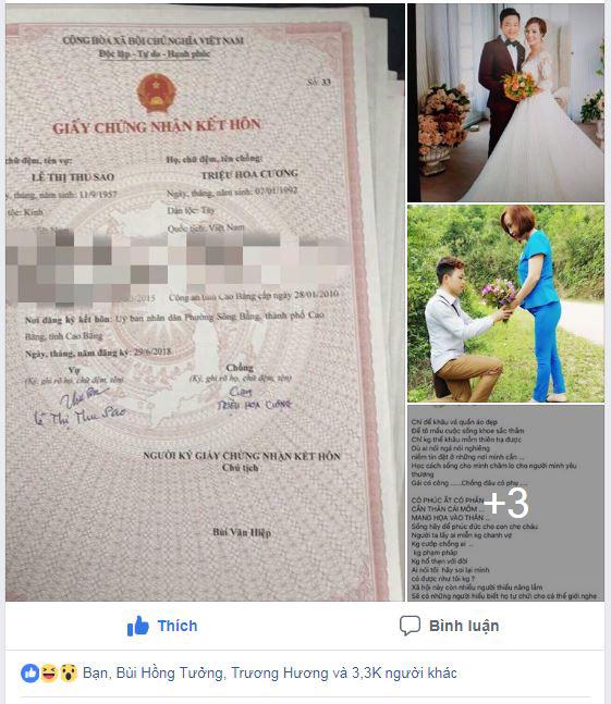 vo 62 tuoi lay chong 26 tuoi: da xac dinh duoc nguoi phat tan thong tin len mang - 1