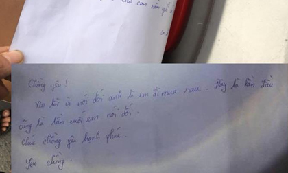 Nữ giáo viên đang mang thai nhảy cầu tự tử để lại lá thư: “Chúc chồng yêu hạnh phúc”