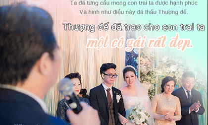 Xúc động lời mẹ chồng, bố chồng sao Việt dặn dò khiến con dâu bật khóc ngày về chung nhà