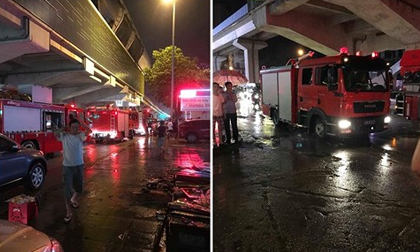 Hà Nội: Cháy ở tầng 15 chung cư, hàng trăm người hoảng loạn tháo chạy