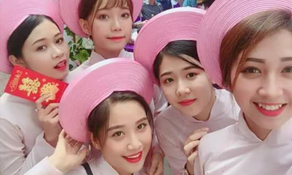Dân mạng Việt dậy sóng trước ngoại hình xinh đẹp của 5 cô gái trong dàn bê tráp ở Hải Phòng