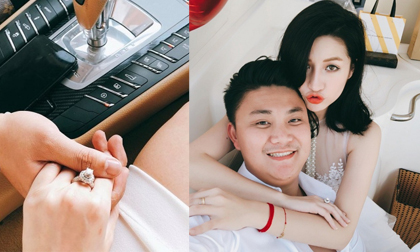 Trước ngày làm đám hỏi, hotgirl Vân Navy đăng ảnh đeo nhẫn tiền tỷ, khoe cận mặt bạn trai giàu có
