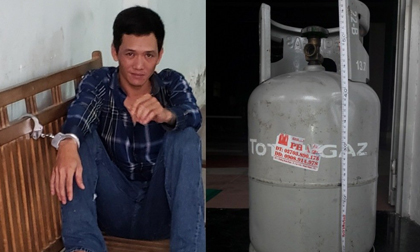 Thanh niên ôm bình ga xông vào trung tâm truyền hình VTV Cần Thơ