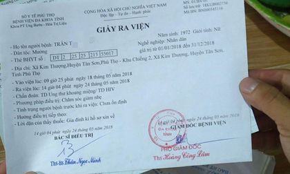 Công an vào cuộc vụ nhiều người bỗng dưng bị nhiễm HIV ở Phú Thọ