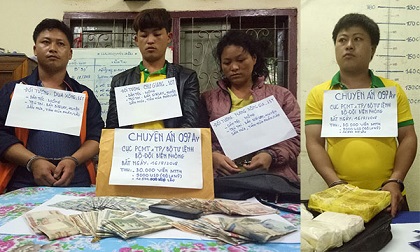 Bắt 4 đối tượng vận chuyển 30 nghìn viên ma túy tổng hợp