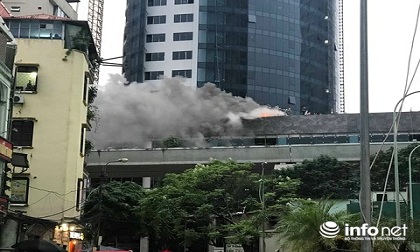 Hà Nội: Cháy tại toà nhà FLC Twin Tower