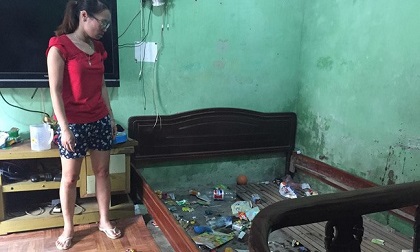 Hiện trường lạnh lẽo vụ chồng truy sát, đâm vợ tử vong ở Hà Nội