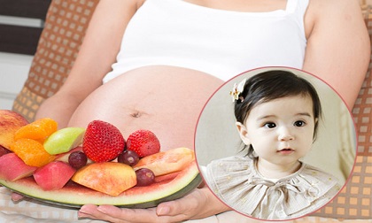 Mẹ bầu hãy ăn nhiệt tình 3 loại quả này để con sinh ra da trắng, mắt tròn dễ thương như thiên thần