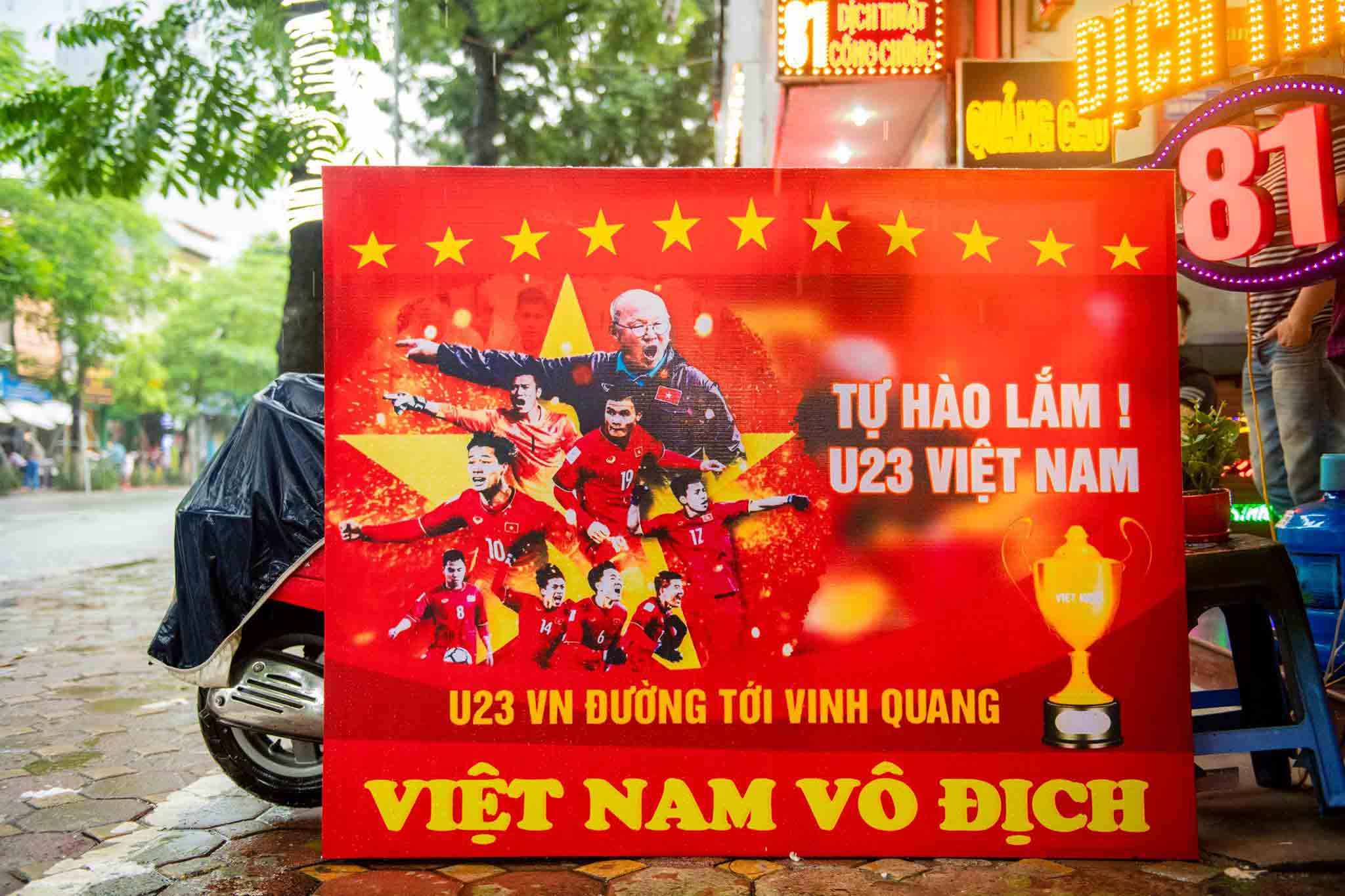 ha noi, tp.hcm ngap sac do truoc tran ban ket lich su u23 viet nam - u23 han quoc - 1