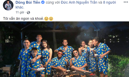 Phản ứng của thủ môn Bùi Tiến Dũng giữa xôn xao tin đồn bạn gái xinh đẹp