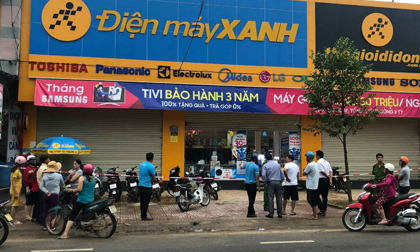 Bảo vệ đâm chết quản lý siêu thị Điện máy Xanh