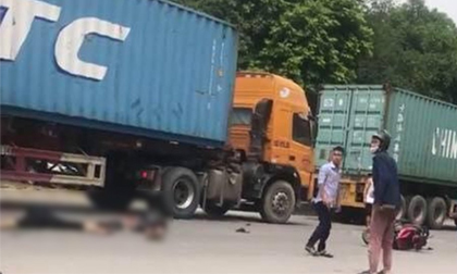 2 anh em bị container đâm thương vong trong ngày giỗ mẹ
