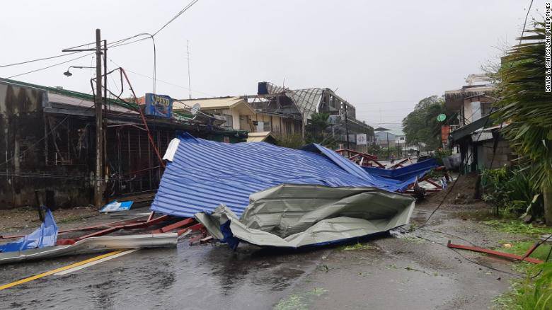 sieu bao mangkhut manh khung khiep da vao bien dong, thanh con bao so 6 - 1