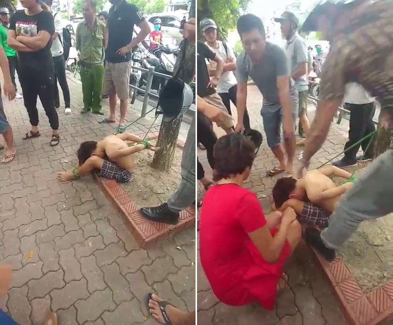 Đối tượng trói tay chân cậu bé vào gốc cây ở Hà Nội khai gì? - 2