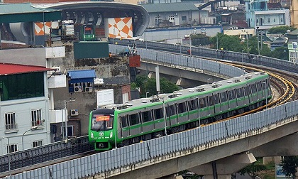 Hôm nay, chạy thử 13 đoàn tàu metro Cát Linh