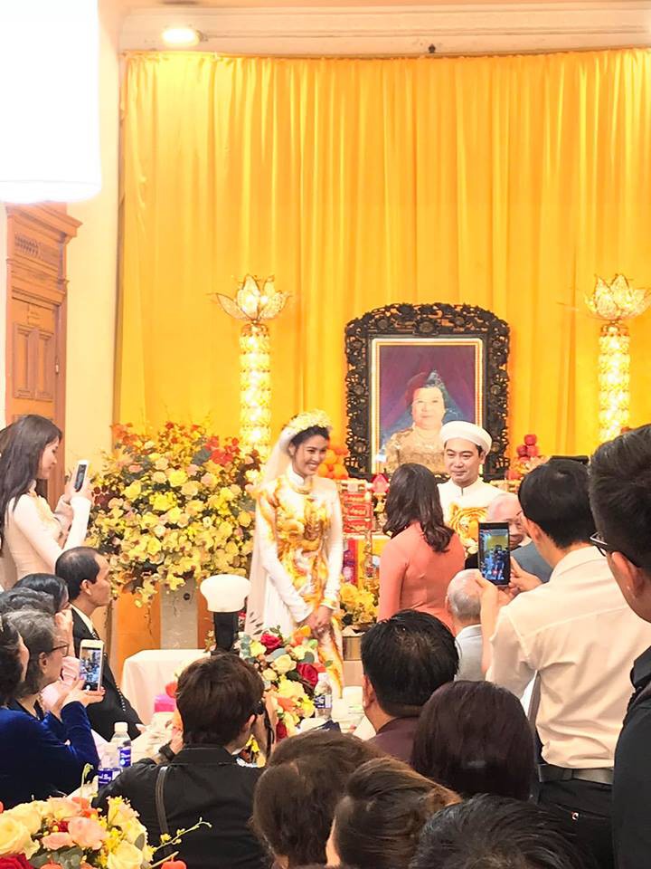 Hoa khôi Lan Khuê tổ chức đám hỏi với dàn phù dâu xinh như tiên nữ hình ảnh 4 hoa khoi lan khue to chuc dam hoi voi dan phu dau xinh nhu tien nu hinh anh 4