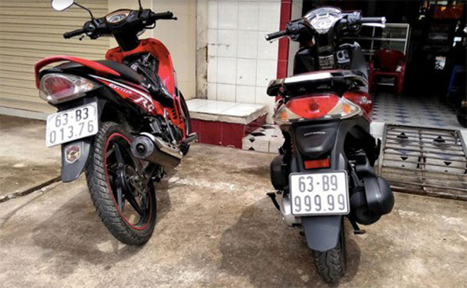 Xe SH mode cũ bán được giá 500 triệu đồng nhờ sở hữu biển ngũ quý 9 - 2