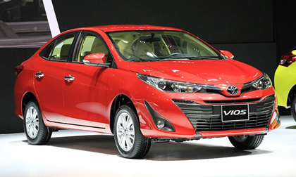 Top 10 xe bán chạy tháng 9/2018: Toyota Vios bỏ xa đối thủ thứ hai
