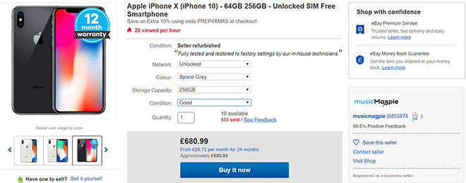 iPhone 6 và iPhone X tân trang đang được bán với giá chưa tới 4 triệu đồng - 2