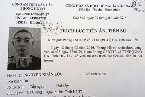 Bat giam thanh nien co benh an tam than ban chet nguoi hinh anh 1