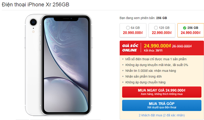 NÓNG: Bộ ba iPhone 2018 lần đầu tiên giảm giá “sốc” - 1