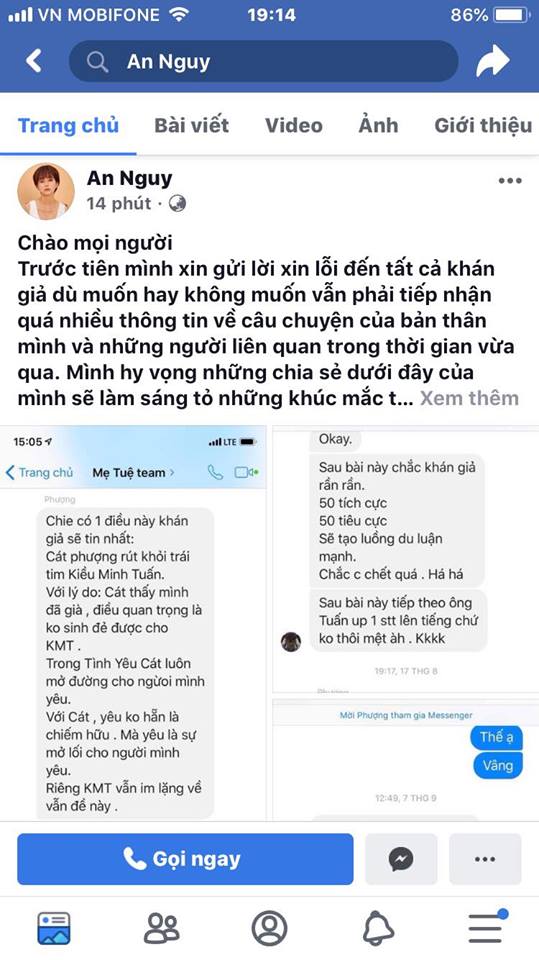 SHOCK: An Nguy công khai nói xin lỗi và khẳng định Cát Phượng – Kiều Minh Tuấn chưa từng kết hôn-6