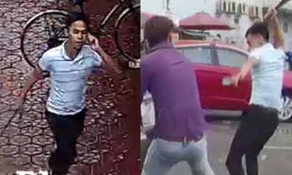 Vụ người đi xe máy chặt tay tài xế ô tô: Lộ diện hình ảnh hung thủ