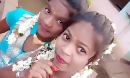 2 thiếu nữ chụp ảnh selfie tươi tắn xinh đẹp rồi cùng nhau tự tử