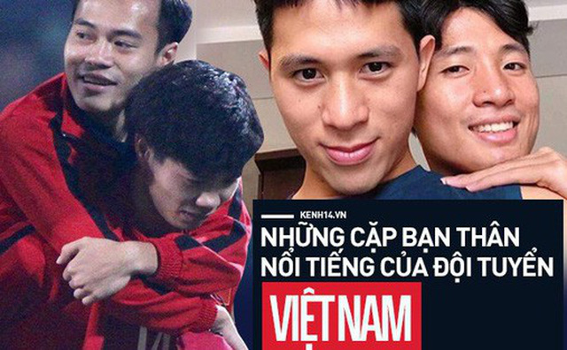 Những cặp bạn thân trong đội tuyển Việt Nam được fan tích cực 'đẩy thuyền' vì quá đáng yêu