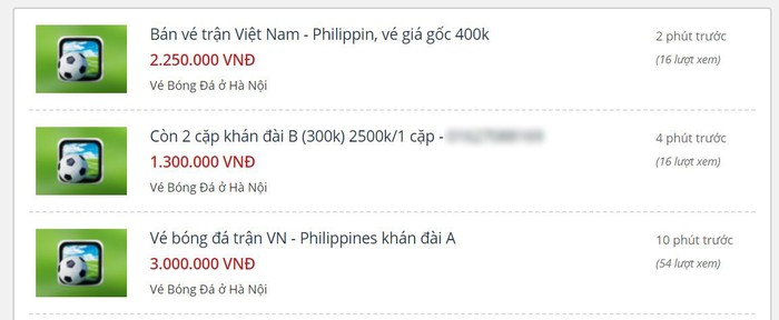 ve tran viet nam vs philippines: gia 8-10 trieu/cap, bao nhieu cung co hinh anh 2