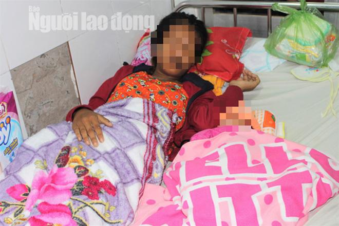 san phu 15 tuoi sinh con, bi chong hanh ha va bat di an xin? - 1