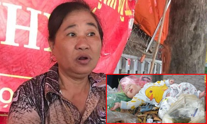 Người chứng kiến bé trai bị bỏ rơi trong thùng rác: 'Bế bé lên mà tôi vẫn còn run tay’