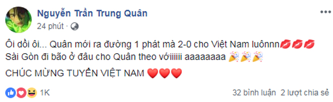 VN vào chung kết: Sao Việt đồng thanh gọi tên Công Phượng, rần rần