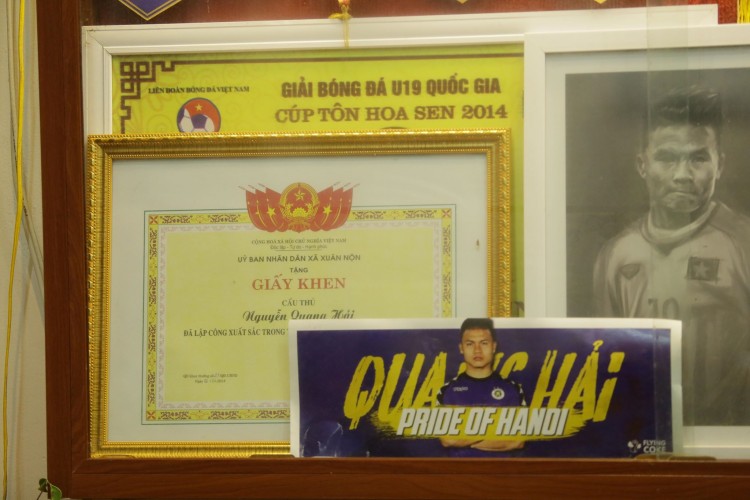Bằng khen của xã Xôn Nộn, huyện Đông Anh, TP Hà Nội giành cho “người hùng” của quê hương