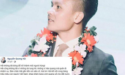 Bị tố mắc bệnh ngôi sao sau AFF Cup, Quang Hải: “Tôi không đá bóng để trở thành người hùng”