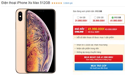 Top smartphone khuyến mãi 'khủng' đầu năm 2019: iPhone Xr giảm 3 triệu đồng