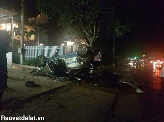 vu tai nan taxi 3 nguoi chet: nu tai xe lai xe chay 107km/gio hinh anh 1