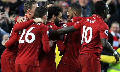 Salah ghi bàn giúp Liverpool bỏ xa Man City 7 điểm