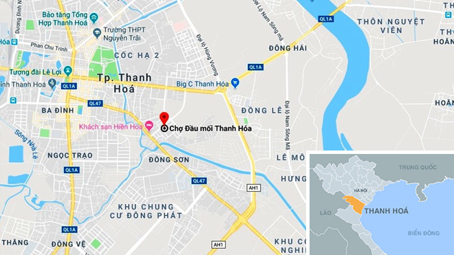 Cho dau moi lon nhat Thanh Hoa chay giua dem hinh anh 4