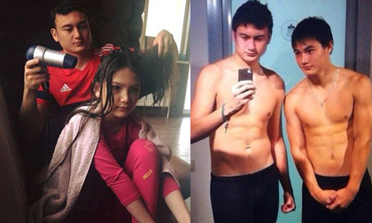 Em gái hot girl, em trai như sao Hàn của thủ thành Đặng Văn Lâm
