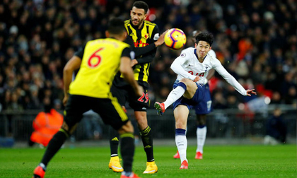 Son Heung Min lập công, Tottenham thắng ngược Watford