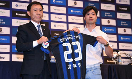 Công Phượng đến Incheon United nhận lương 'khủng' thế nào ở Hàn Quốc?
